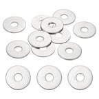 M6 Stainless Steel Flat Washers Round Assortment 10 Pcs