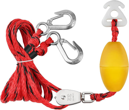 Heavy Duty Boat Tow Harness for Tubing, Watersports Self Centering Tow Rope for Tubing, Boat Tow Harness for Towing