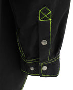 FR Shirts for Men Snaps Down 7.5oz Fire Resistant Welding Jackets