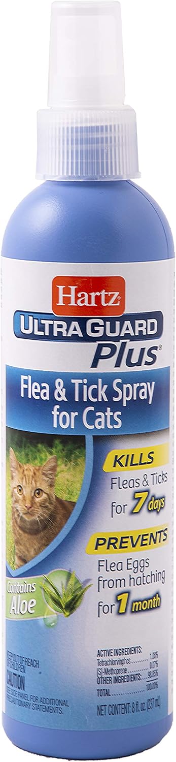 UltraGuard Plus Cat Flea & Tick Spray, 8 oz