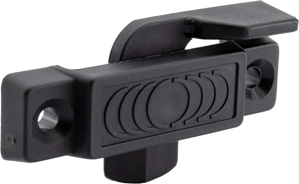 RV Window Replacement Latch | Rigid Plastic Sash Style Truck Cap Window Latch | 2.25" Mounting Hole Spacing |