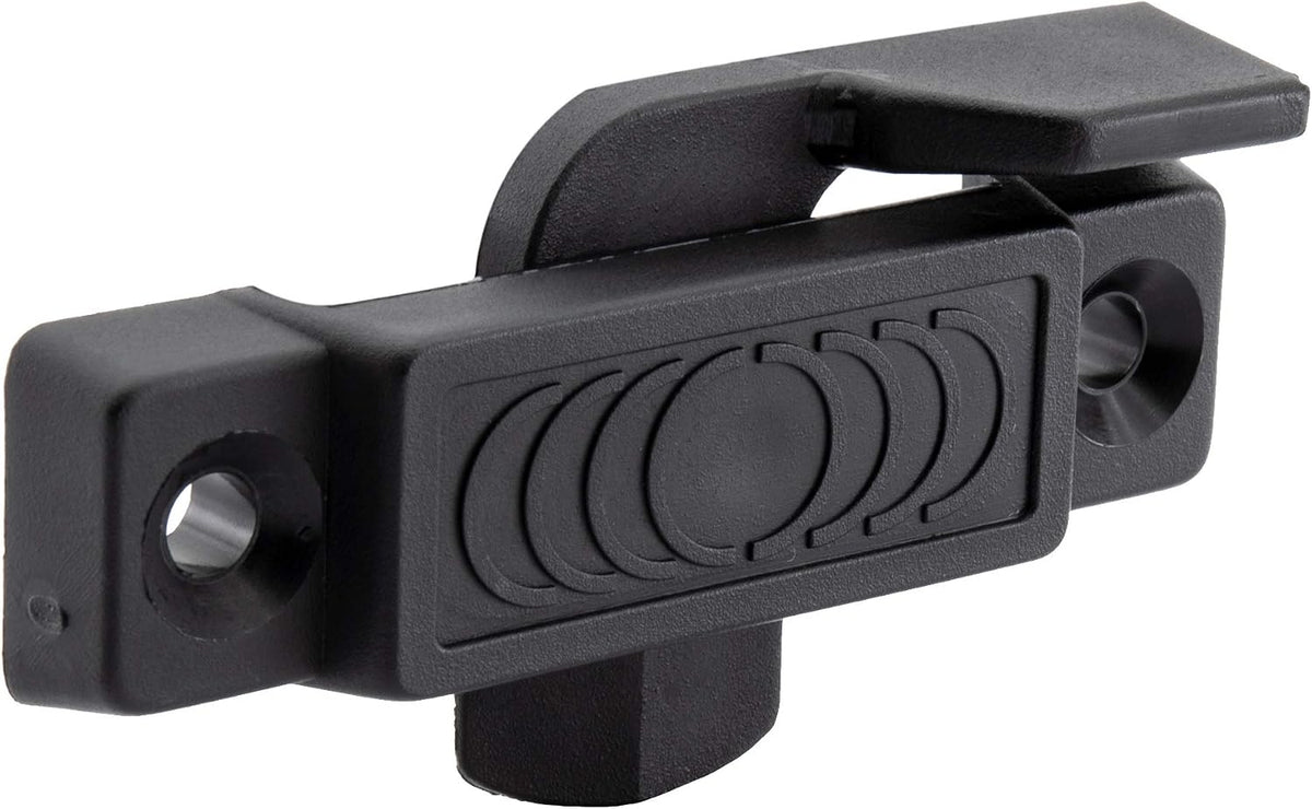 RV Window Replacement Latch | Rigid Plastic Sash Style Truck Cap Window Latch | 2.25" Mounting Hole Spacing |