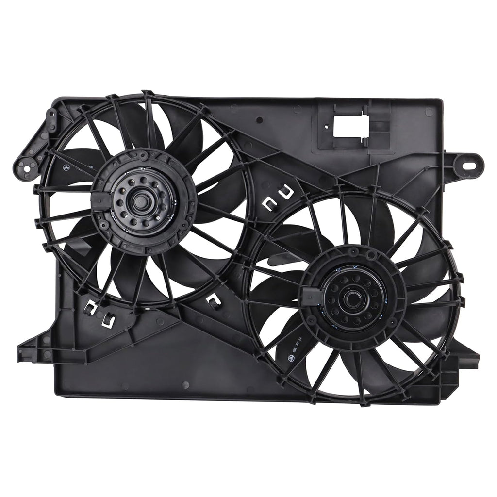 TRQ Dual Radiator & Condenser Fan Assembly