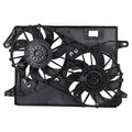 TRQ Dual Radiator & Condenser Fan Assembly