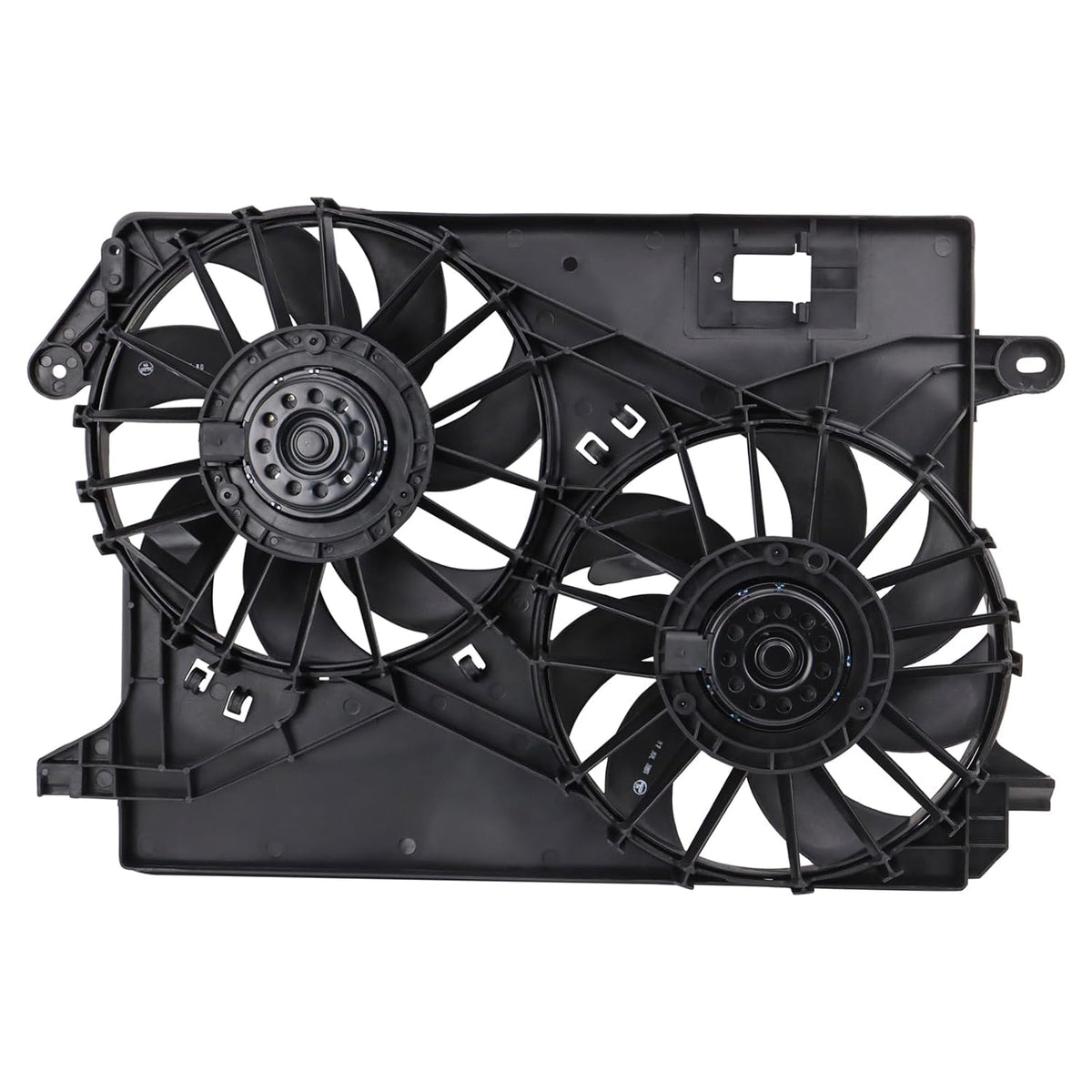 TRQ Dual Radiator & Condenser Fan Assembly