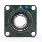XIKE 2 Pcs UCF207-23 Bore 1-7/16" Pillow Block Square Flange Mounted Ball Bearings.