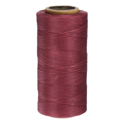 Leather Sewing Waxed Thread, 284 Yards / 260m 0.8mm 150D Flat Polyester All-Purpose Threads for Leather Crafts