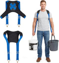 Moving Straps for Furniture, 2-Person Lifting System with Back Support, Heavy-Duty Nylon-Like Material Holds Up to