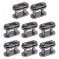 uxcell 8Pcs Chain Master Connector Link Roller, 3/8" Pitch Carbon Steel, Standard Connecting Split Links for 06B Chain