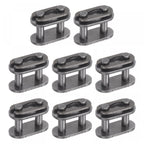 uxcell 8Pcs Chain Master Connector Link Roller, 3/8" Pitch Carbon Steel, Standard Connecting Split Links for 06B Chain