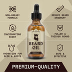 Beard Oil for Men - 2 Fl Oz (Pack of 2), Vanilla