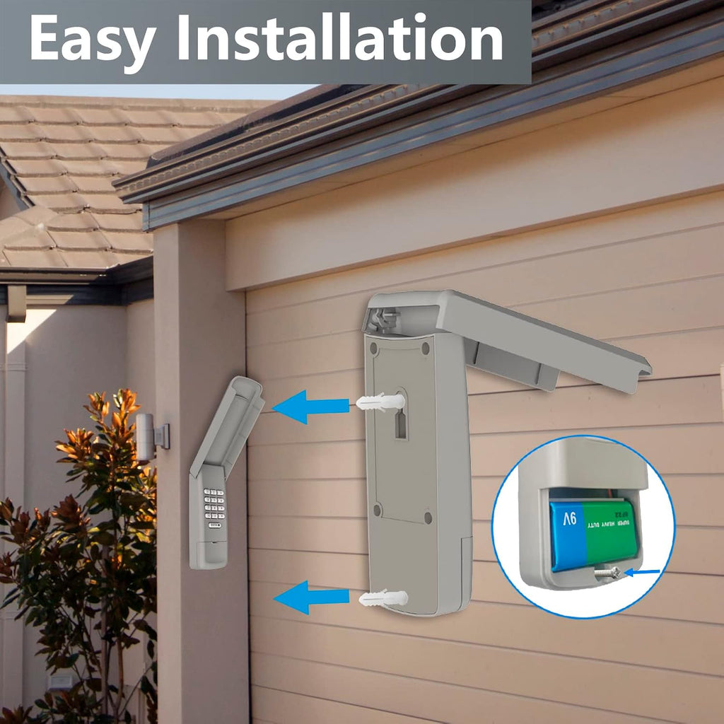 Garage Door Opener Keypad Compatible with Liftmaster Chamberlain Craftsman Opener with Purple Yellow Red Orange Green