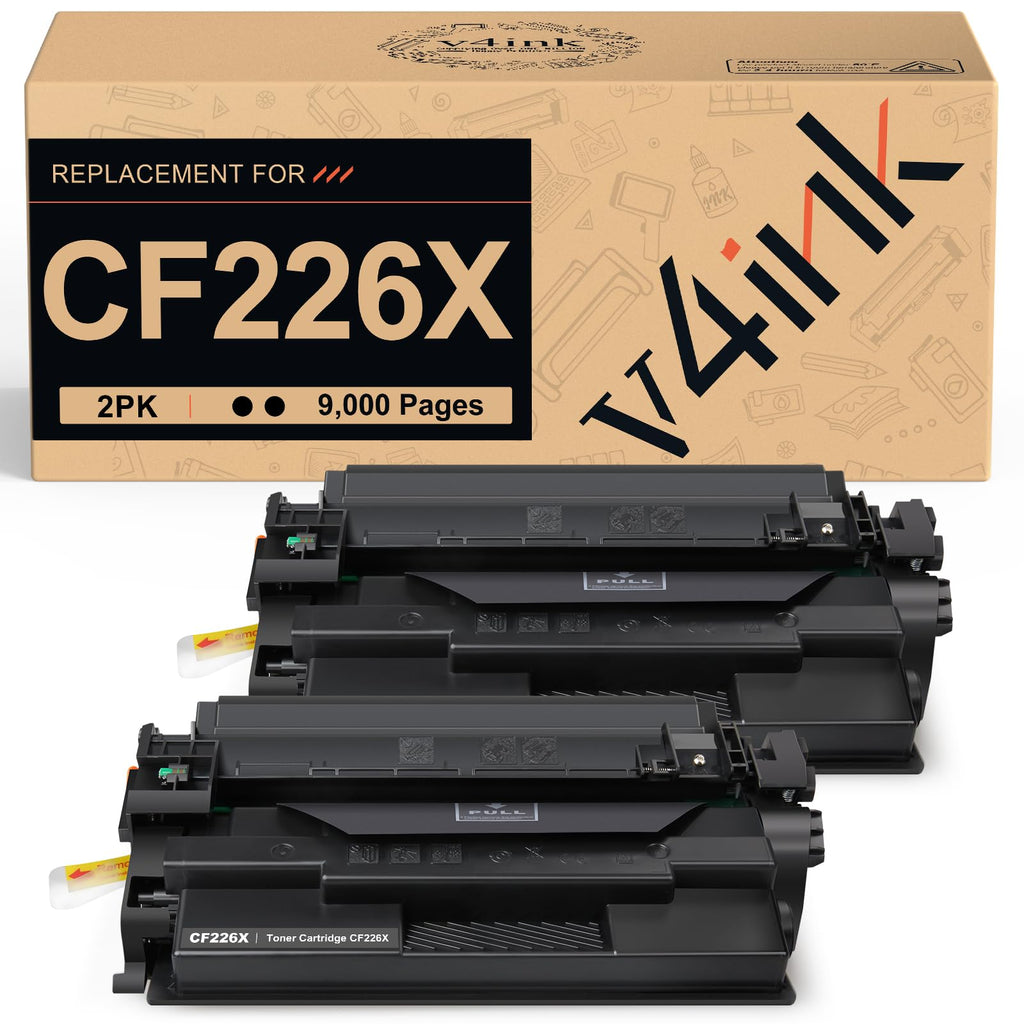 CF226X Compatible for HP 26X Toner Cartridge 2-Pack High Yield Black