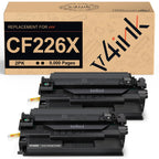 CF226X Compatible for HP 26X Toner Cartridge 2-Pack High Yield Black