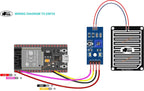 Rain Sensor for Arduino, ESP32, ESP8266, Raspberry Pi, 5 Pieces