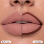 Deep Brown Matte Lipstick Lip Liner Pencil, Waterproof Cream Lipliner #8
