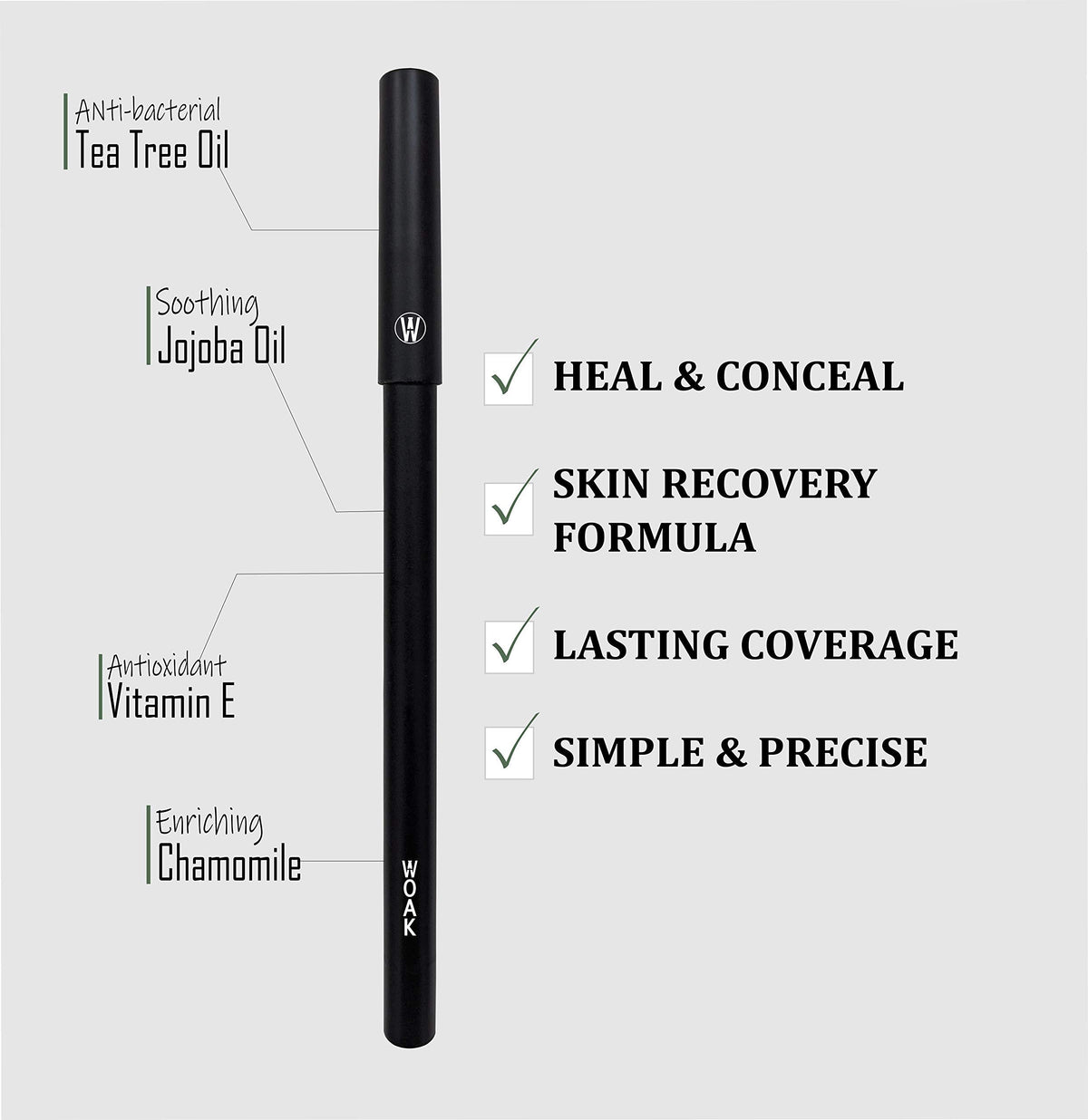 Stealth Fighter Pen - Concealer for Men (Light)
