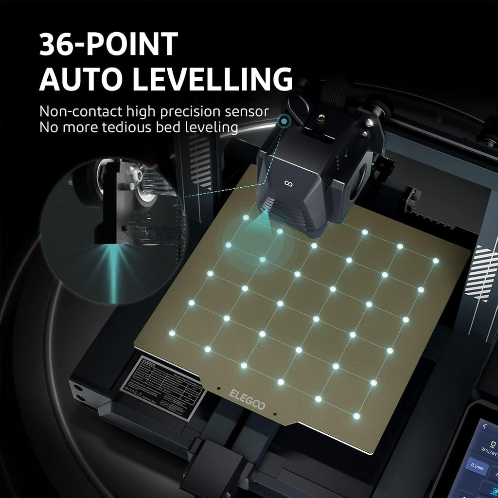 Neptune 3 Pro 3D Printer, Quick Assembly with Auto Leveling | Direct Drive Extruder, PEI Flexible Platform and