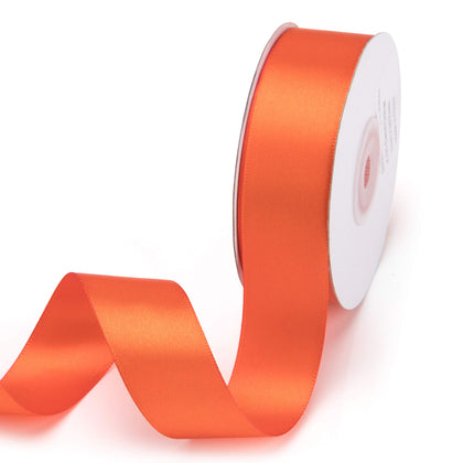 Double Face Satin Ribbon 1Inchx25Yards Double Sided Solid Polyester Ribbon for Gift Wrapping Party Hair Braids Bow