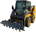 60" Land Leveler Skid Steer Ripper Attachment with 6 Shanks Scarifier Ripping 6.2" Depth for for Skid Steer Loaders