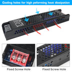 24V Power Supply, 8.5A 200W Universal Regulated Switching Power Supply Adapter, 110-250V AC to 24V DC Transformer, Converter, LED Driver for LED Strip Lights, Lighting Fixtures, Projects, Radio