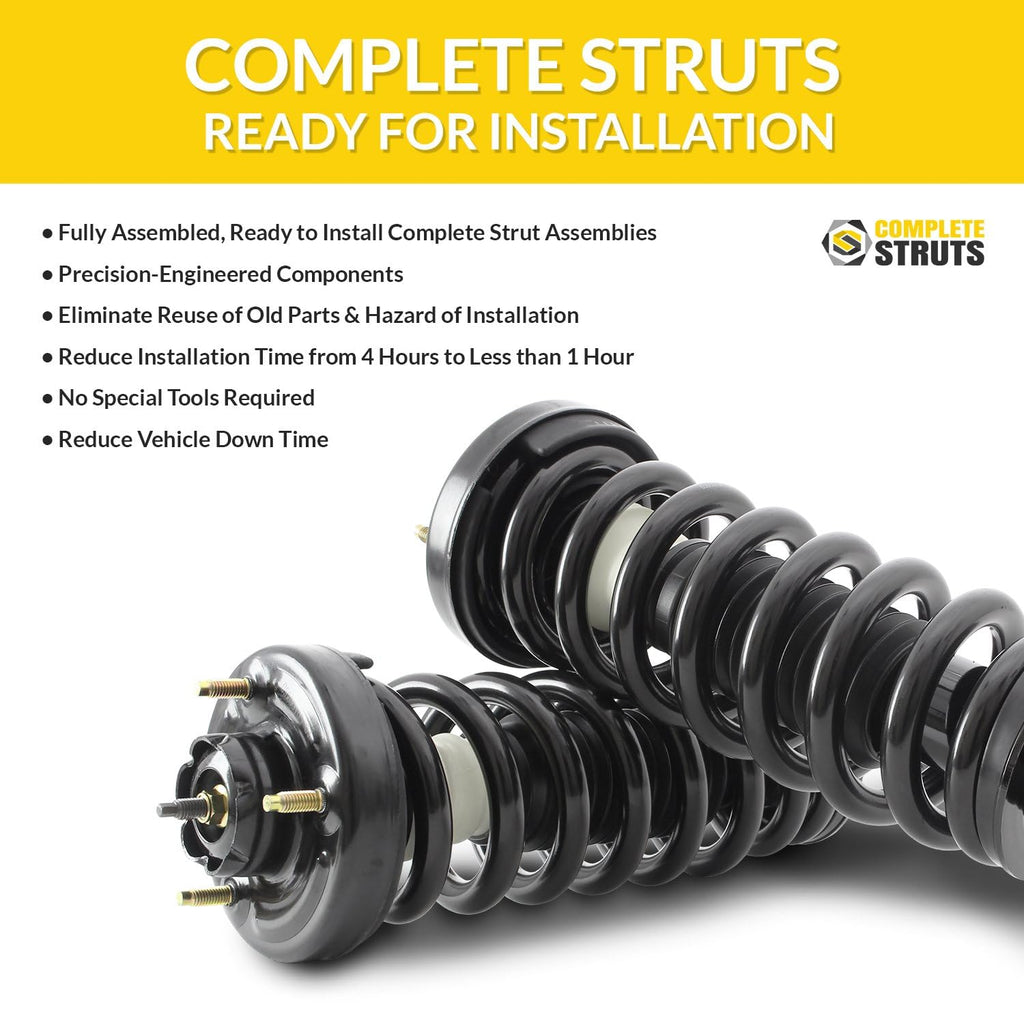COMPLETESTRUTS - Front & Rear Complete Struts & Coil Spring Assemblies Replacement for 2014-2016 Chevrolet Impala Limited - Set of 4