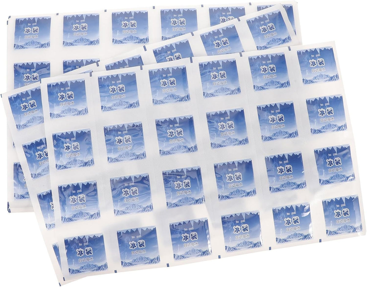 10pcs Cell Reusable Ice Pack Bags Food Shipping Camping
