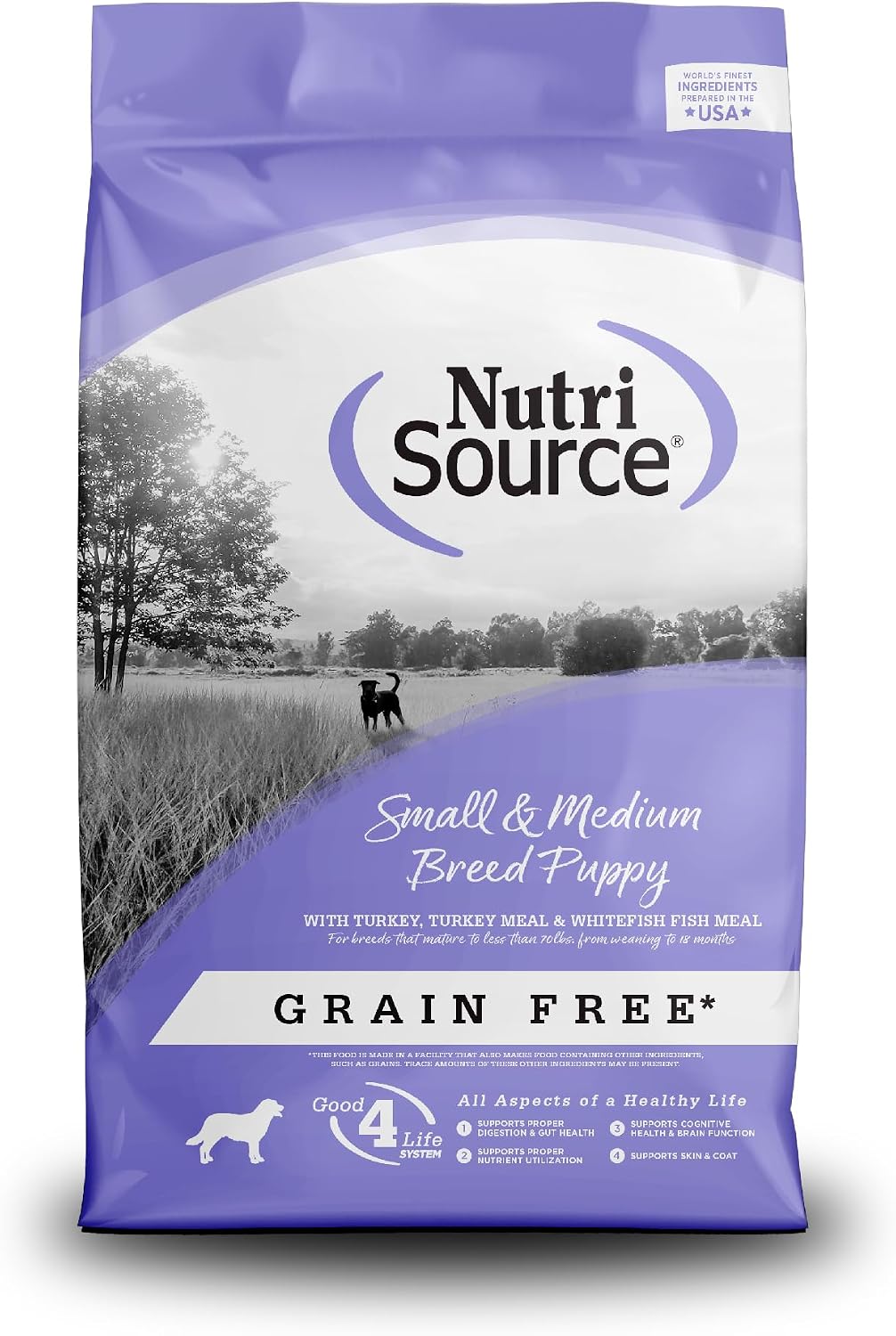 Grain Free Puppy Food for Small & Medium Breeds, 12 lb