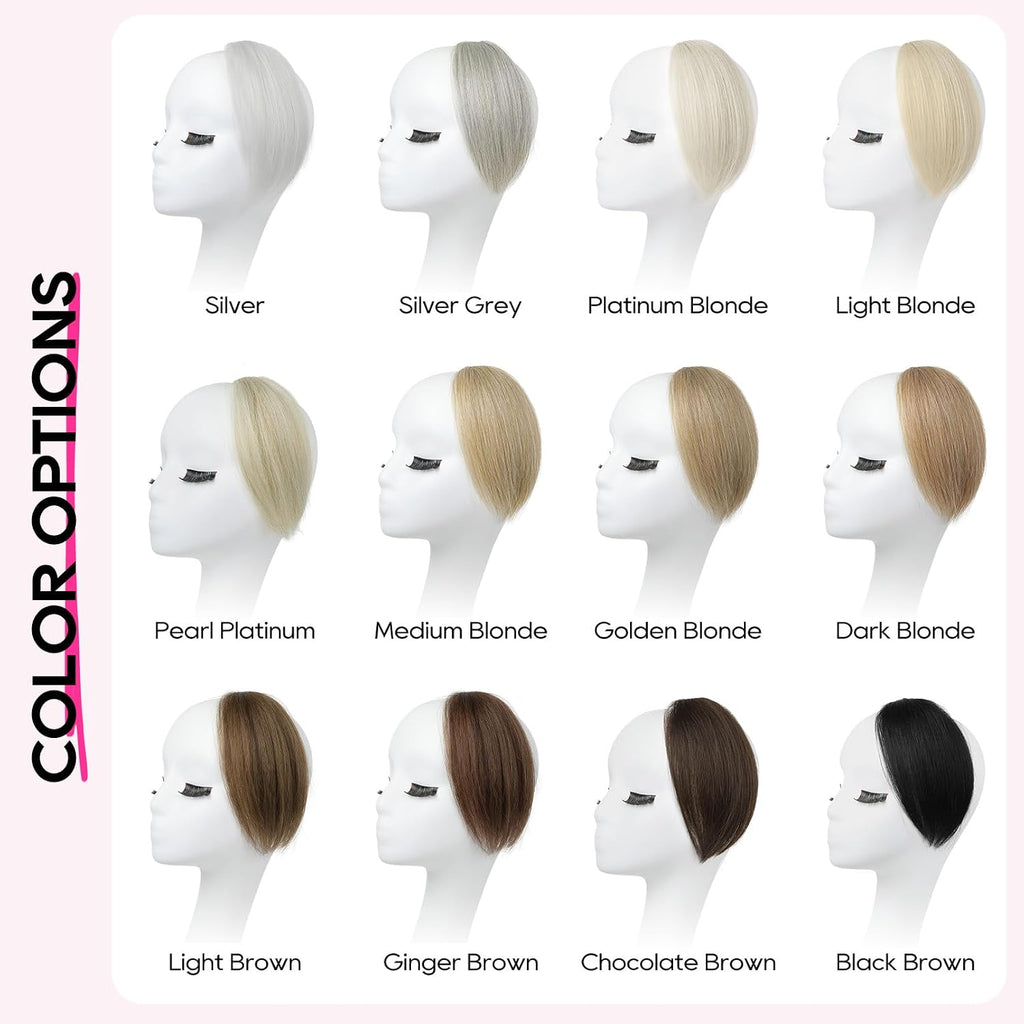 Clip in Hair Volumizer, Short Thick Clip in Hairpieces Adding Extra Hair Volume Extensions for Women with Thin Fine