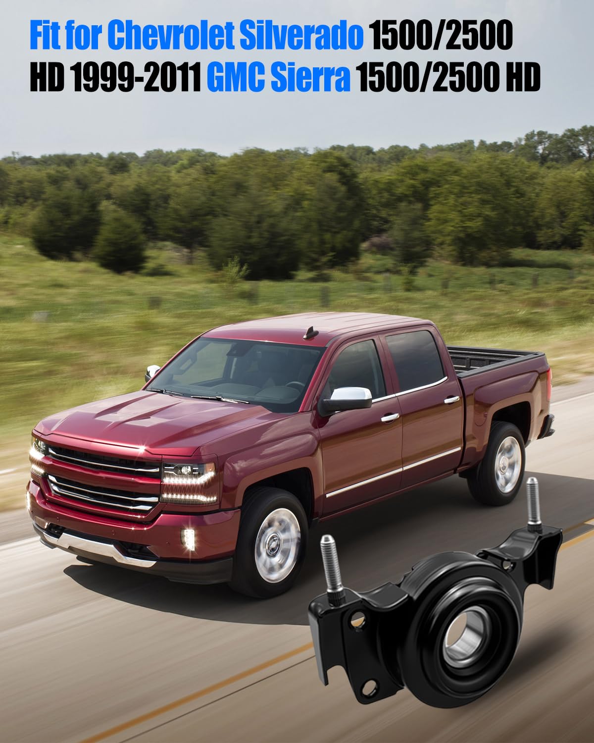 Drive Shaft Center Support Bearing Fit for Chevrolet Silverado GMC Sierra