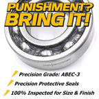 2-Pack 437-0026-00 Premium C3 Spindle Bearings for Spartan