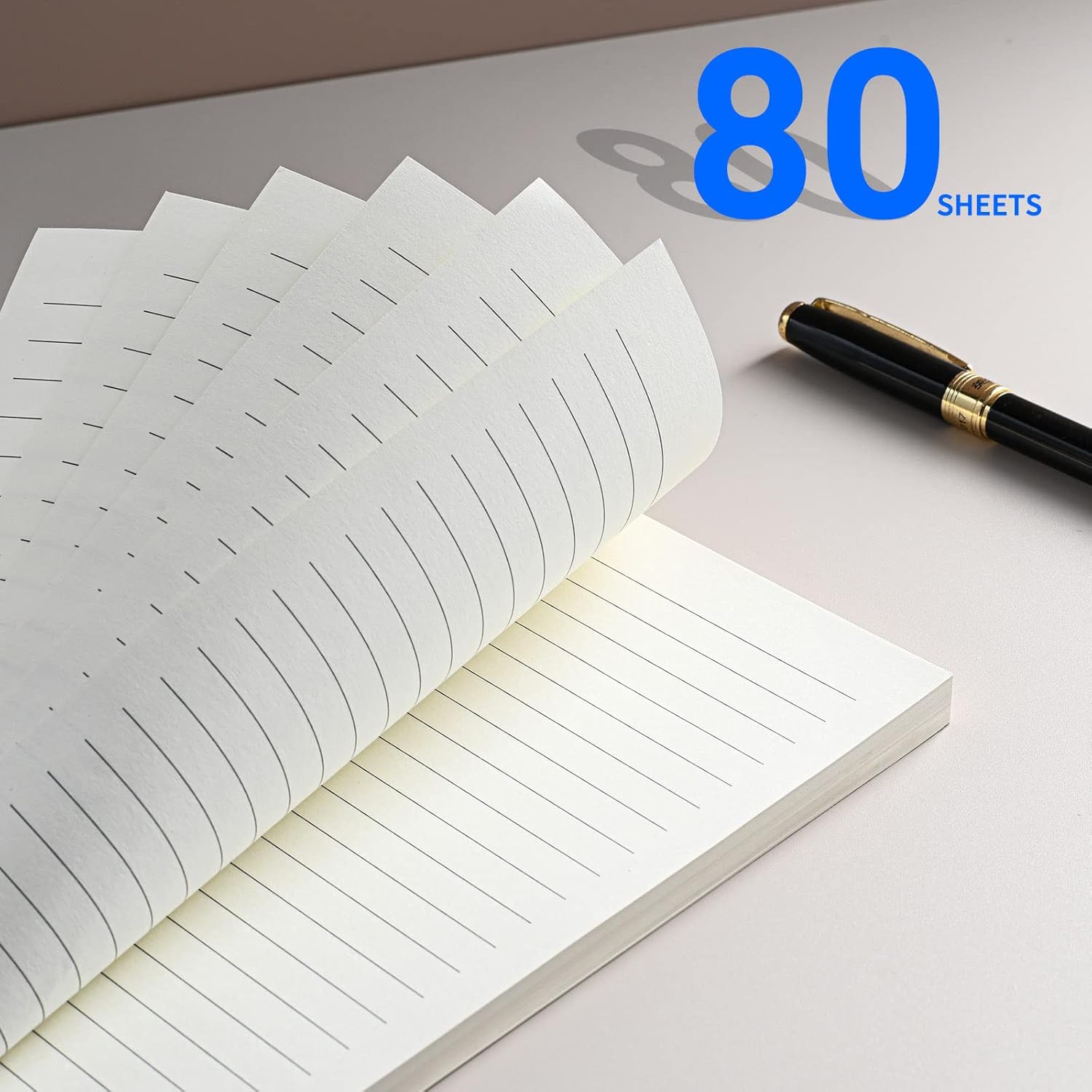 A5 Line Refill Paper, A5 Binder Refills for 6-Ring Binders Planner Traveller Journal Notebook Dairy, 8mm Ruled Filler