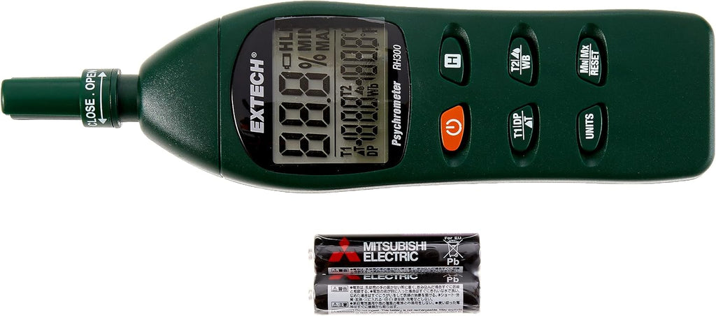 Extech RH300 Digital Psychrometer, Humidity, Temp, Dew Point, Wet Bulb