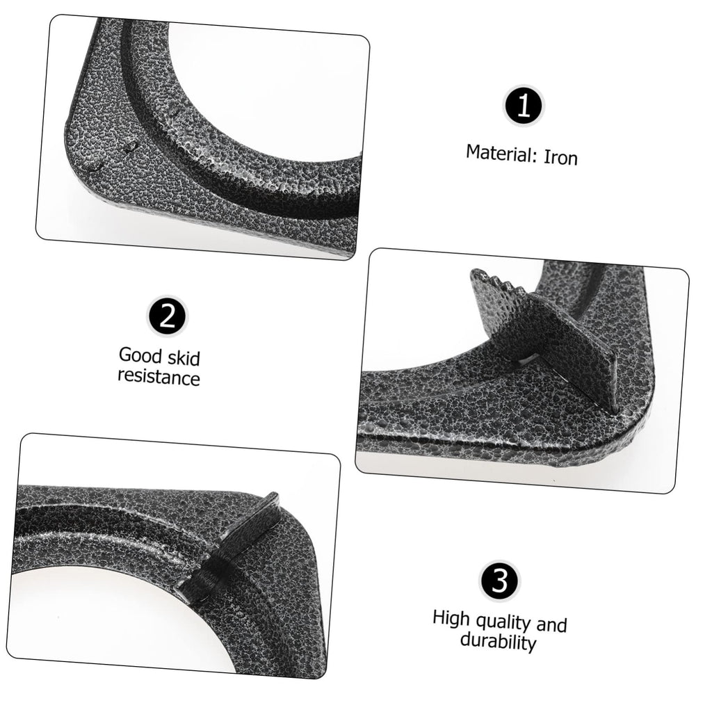 Cast Iron Wok Ring for Gas Stove, Non-Slip Burner Support Bracket