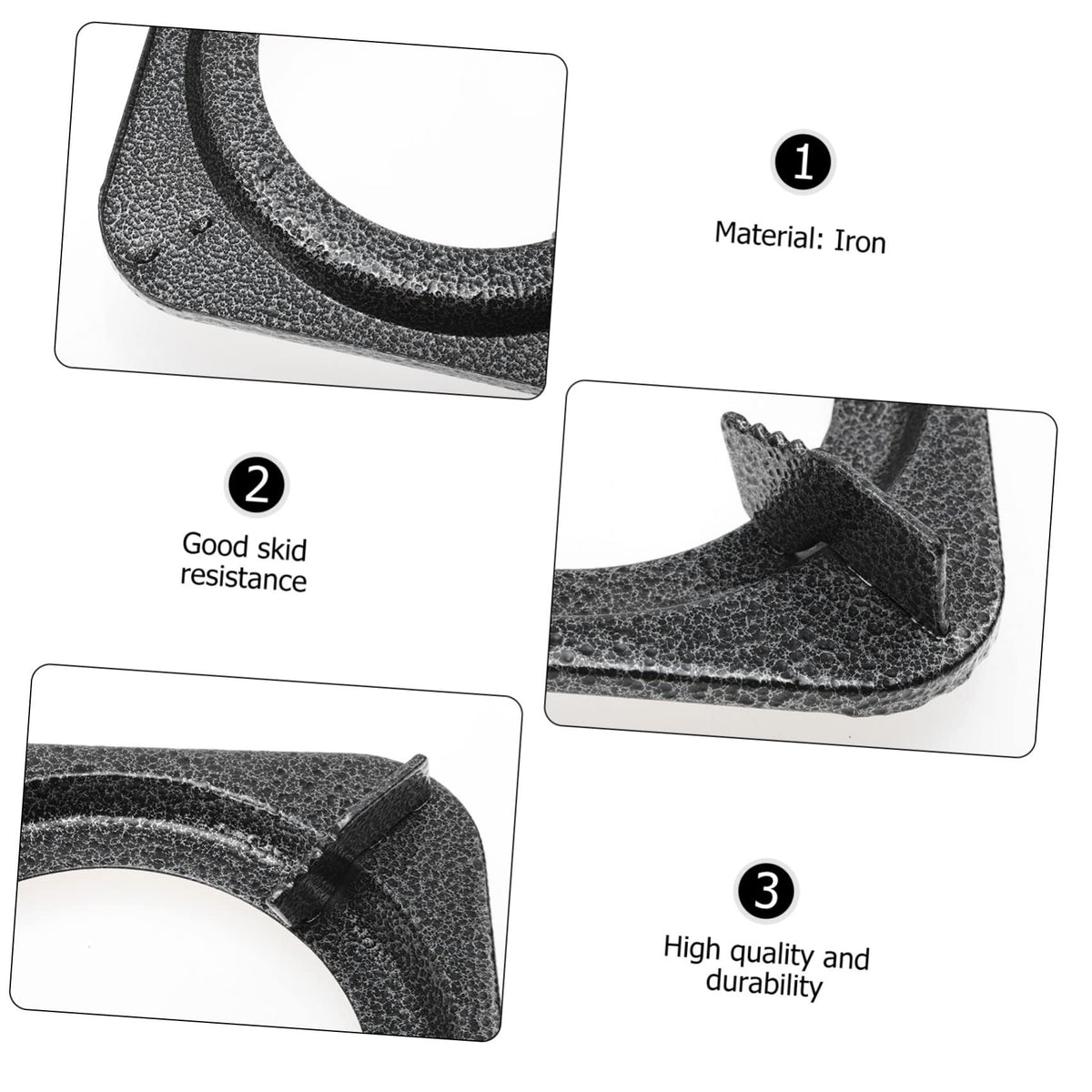 Cast Iron Wok Ring for Gas Stove, Non-Slip Burner Support Bracket
