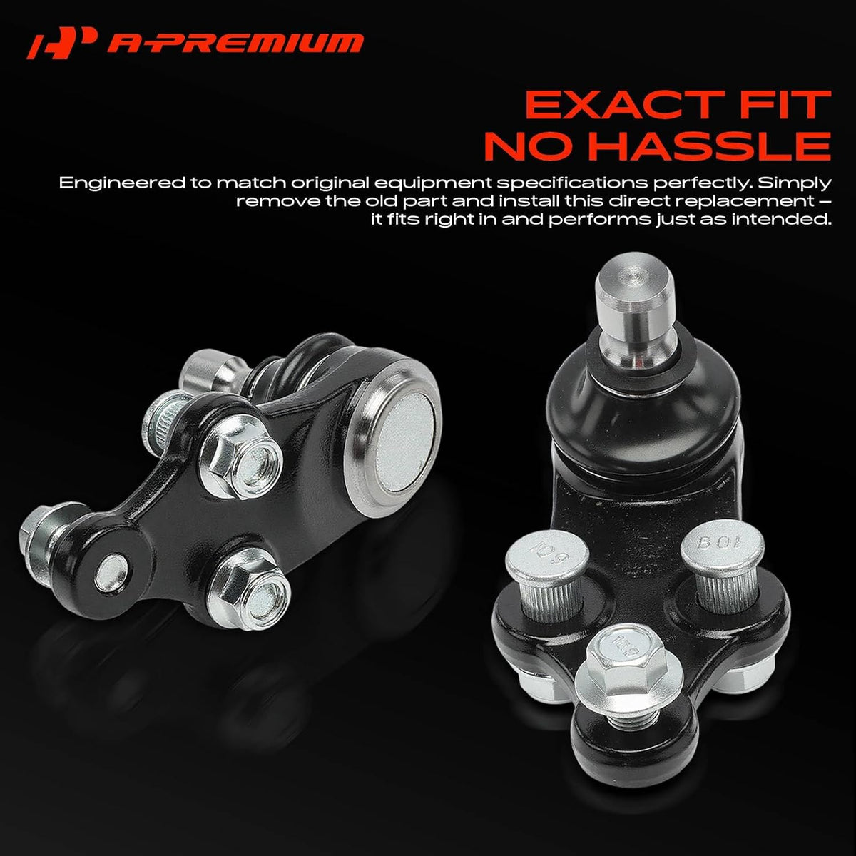 A-Premium Front Lower Ball Joint, Compatible with Hyundai, Kia