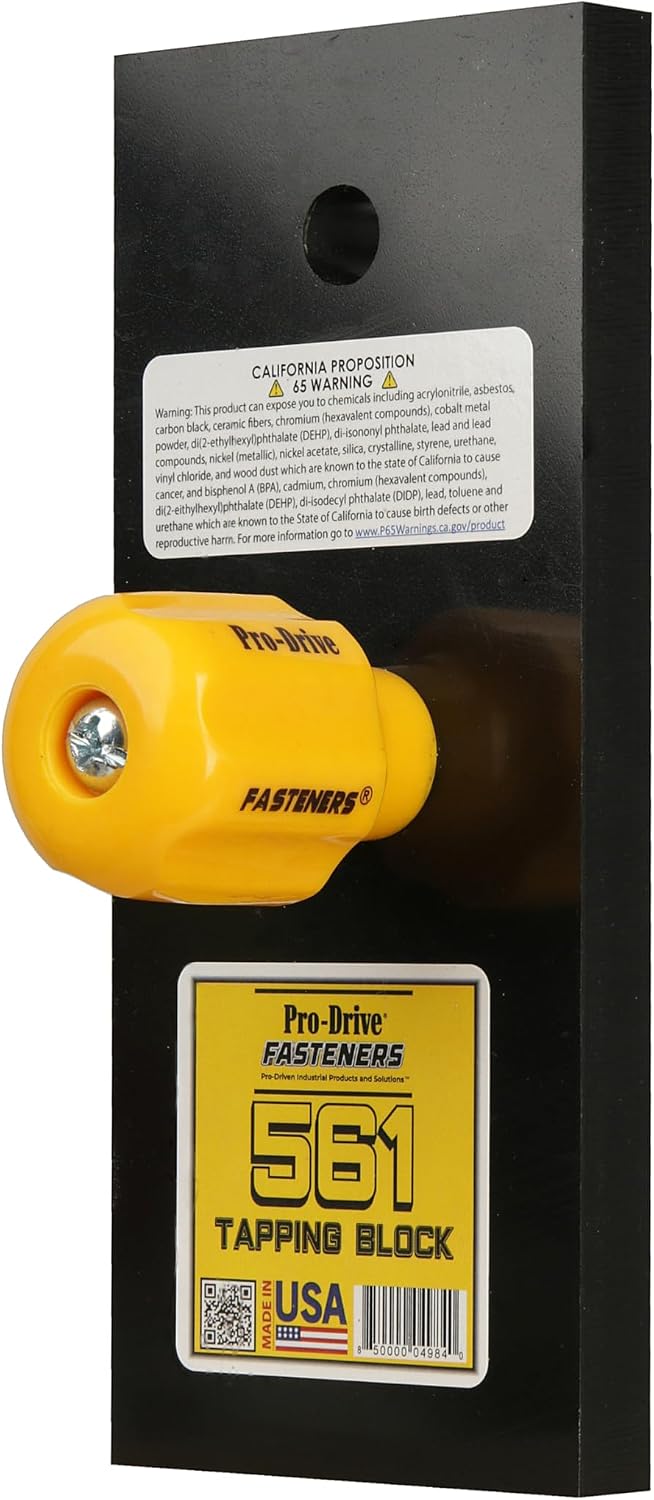 Pro-Drive - 561 Tapping Block for Laminate and Vinyl Flooring – LVT & LVP Installation Tool – Made in USA