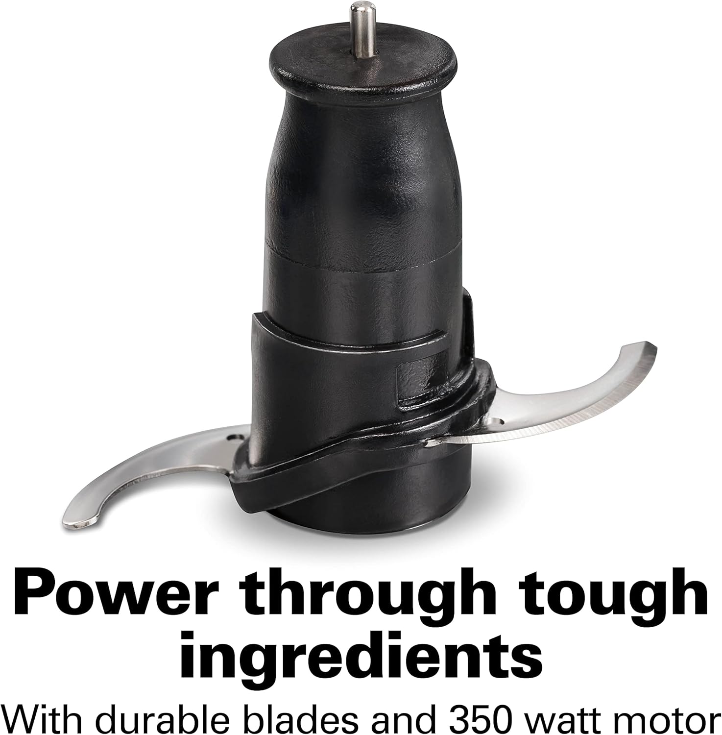 3 Cup Electric Vegetable Chopper & Mini Food Processor | Simple Stack & Press Design | 350 Watts & Stainless Steel