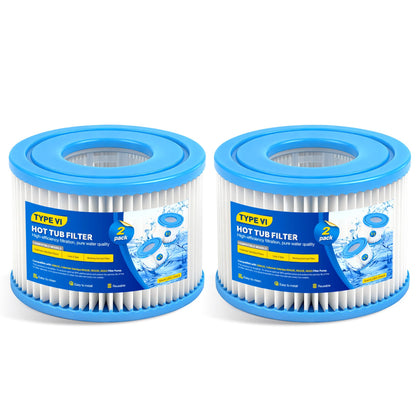Type VI Hot Tub Filter Compatible with Lay‑Z‑Spa &Coleman SaluSpa