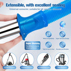 5 PCS Dryer Vent Cleaner Kit, Lint Remover Vacuum Attachments,Vent Brushes