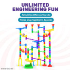 Marble Run Starter Set, 130 Pieces, STEM Toy
