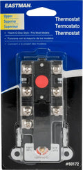 Eastman 60172N Double Throw Upper Element Thermostat for Water Heaters, Black