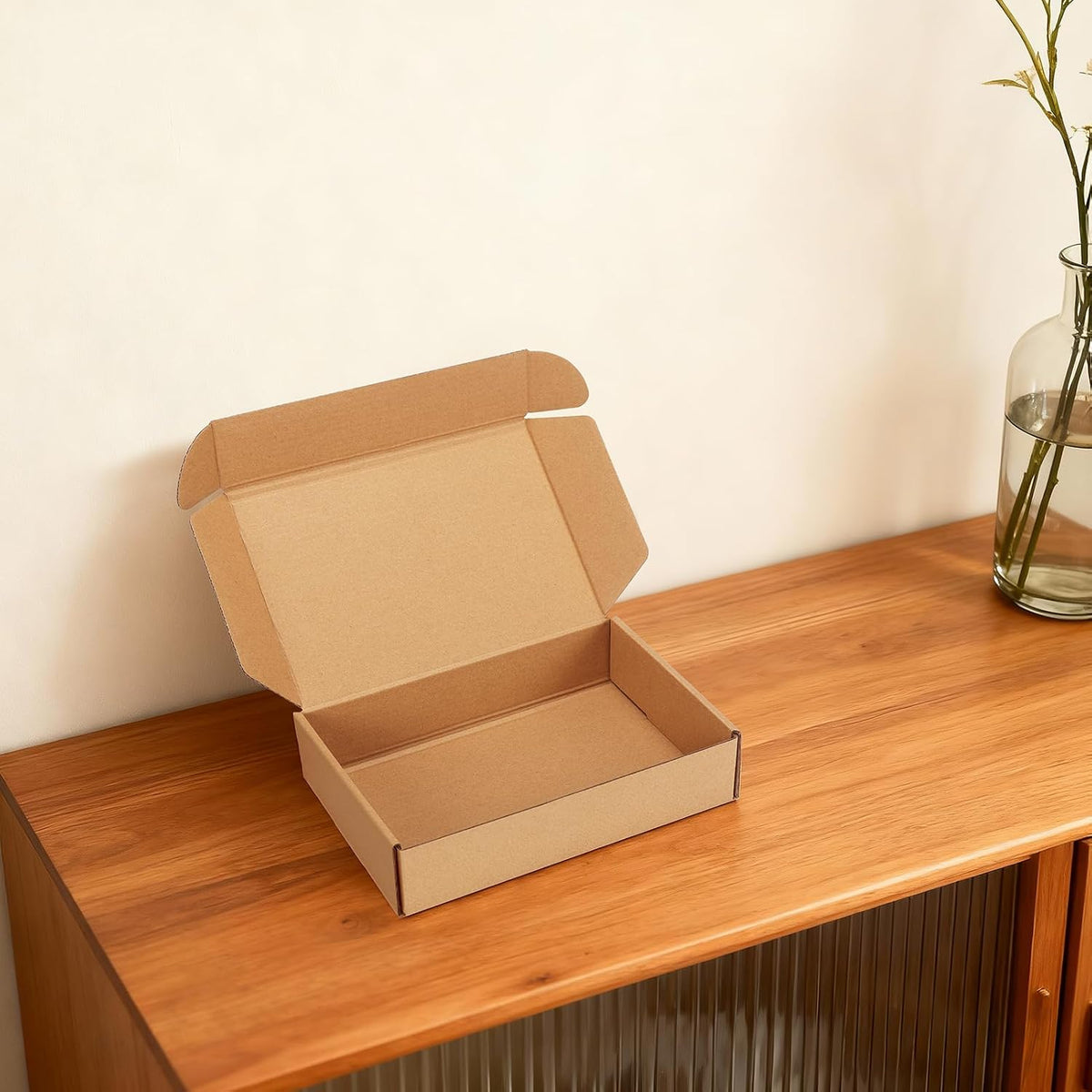 9x6x2 inch Small Shipping Boxes, Set of 15 Mailing Boxes, Brown