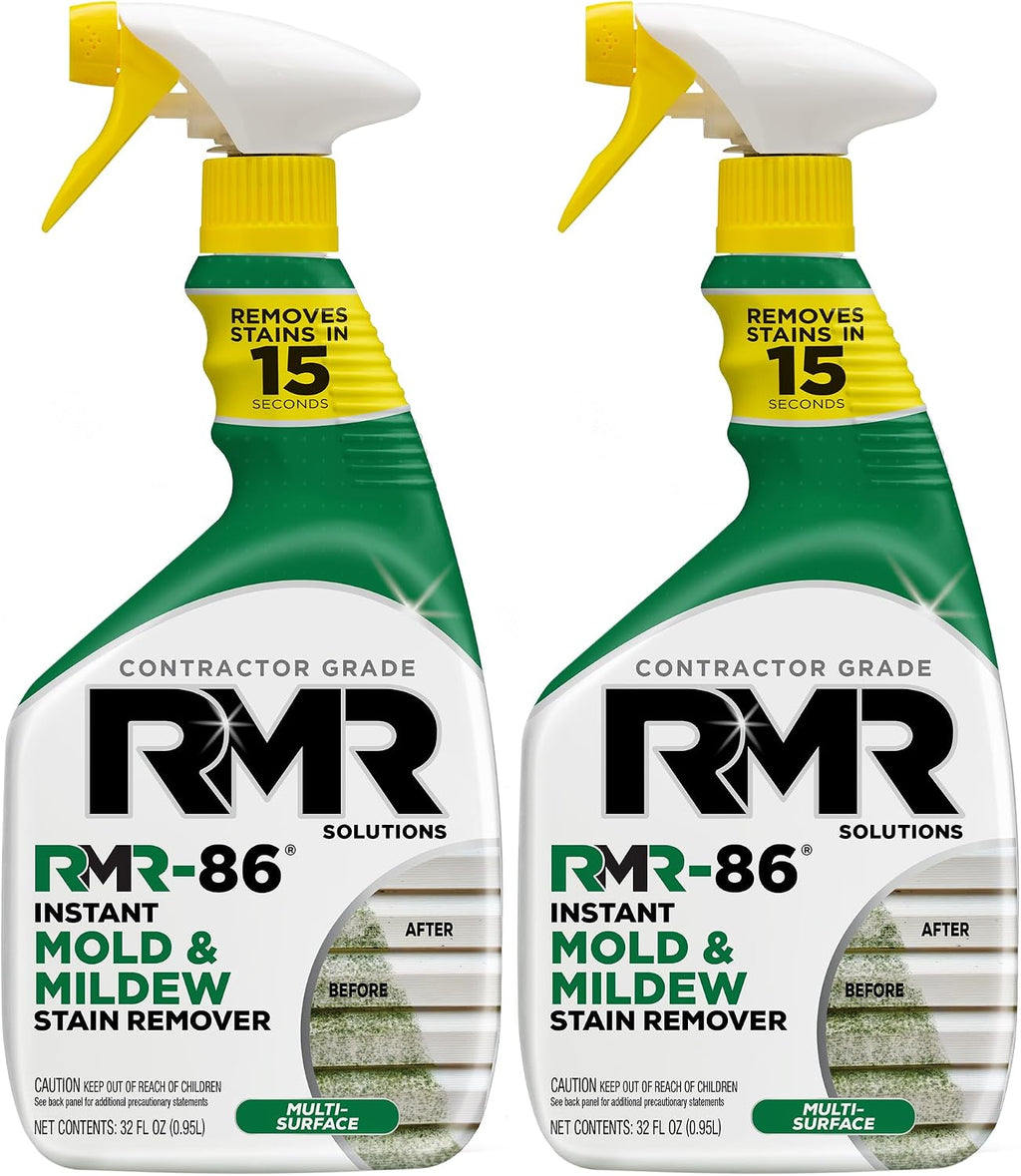 RMR-86 Instant Mold and Mildew Stain Remover Spray - Scrub Free Formula, 2 Pack - 32 oz