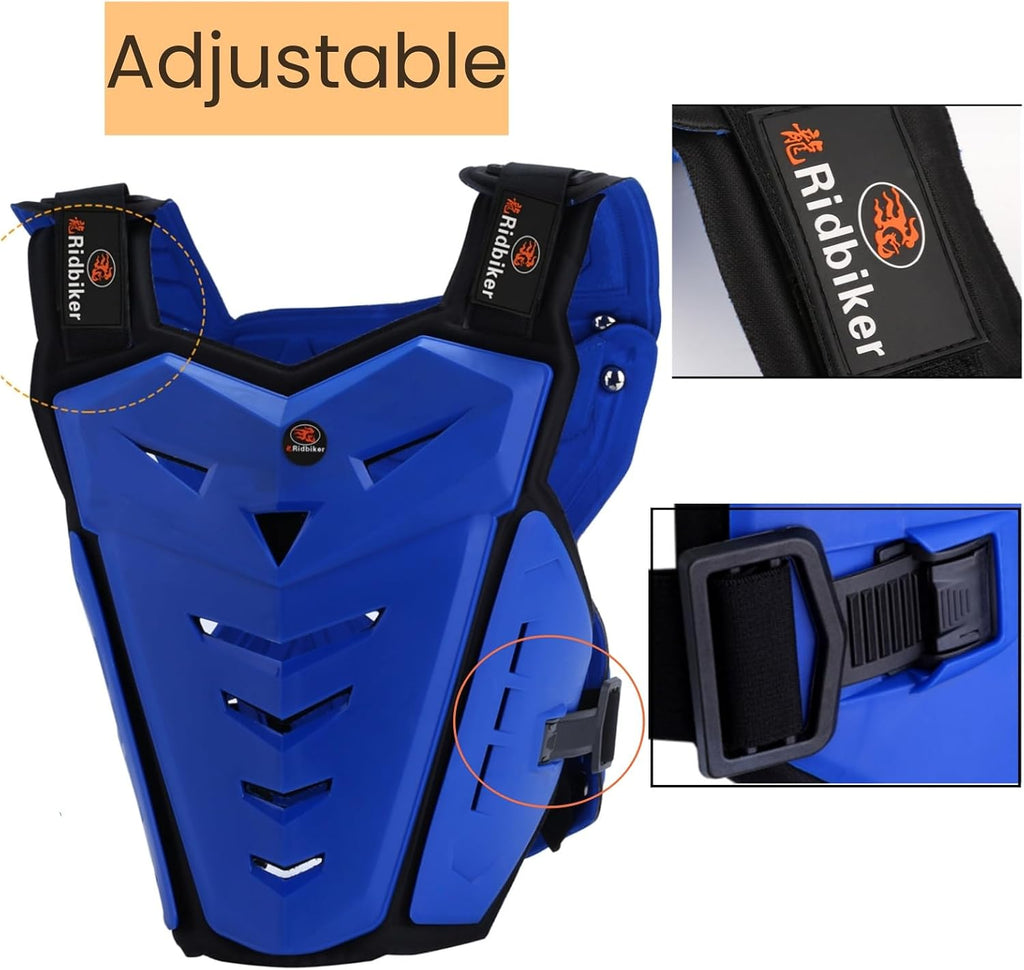 Motorcycle Vest Chest Protector Motocross Armor Body Vest Motorcycle Safety Gear Chest Guard Dirt Bike Riding Gear