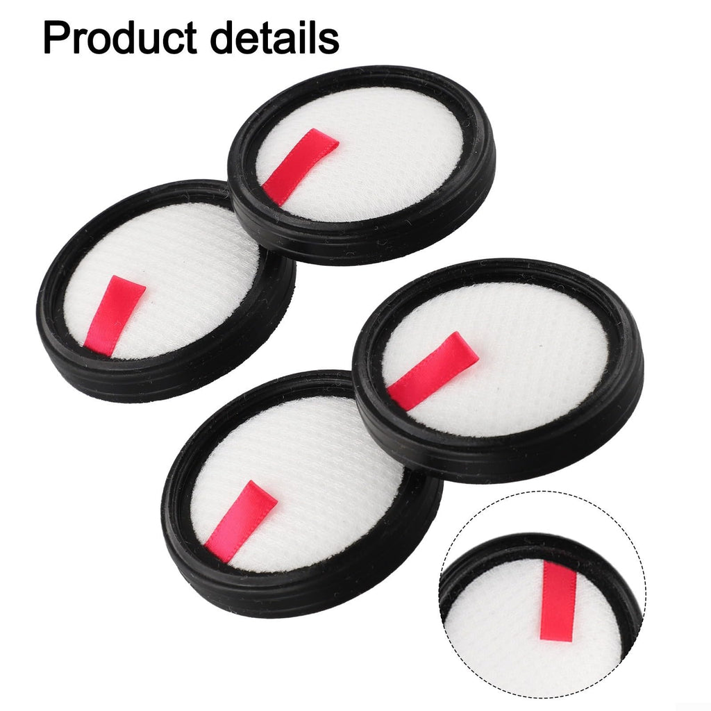 2 Pack Vacuum Filter for DEVOAC N300 T19B Handheld Models, Reusable Washable Design Traps Fine Dust and, Sturdy Build for Optimal Suction, Simple Replacement Part (4 PACK)