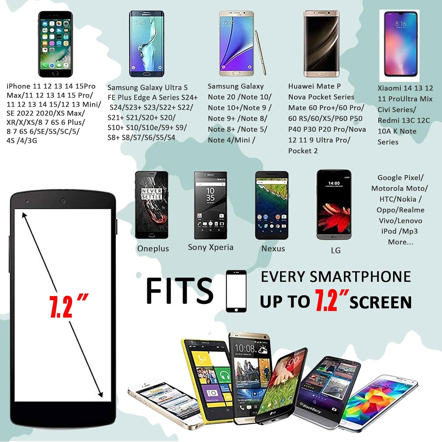 Armband Cell Phone Holder for Running Arm Band iPhone 17 16 15 14 13 12 11 Pro Max 16e Xs Xr X Plus Mini Samsung