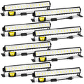 5400LM Shop Light Plug in with Switch, IP66 for Workshop Garage Yard, 8Pack