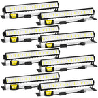 5400LM Shop Light Plug in with Switch, IP66 for Workshop Garage Yard, 8Pack