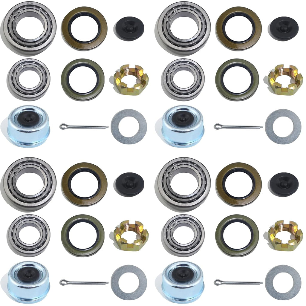 4Sets 5200-6000 lb LB Boat Trailer Axle 25580 15123 Bearing Kits